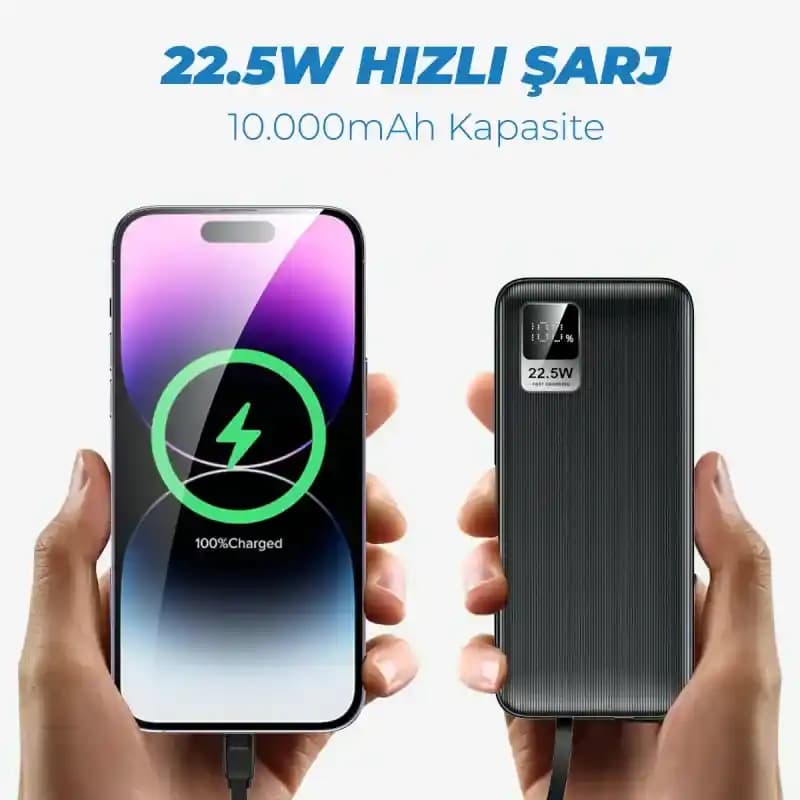 Hızlı Şarj ve Kablolu Powerbankler: iPhone Kullanıcıları İçin Pratik Çözüm ve Özellikler