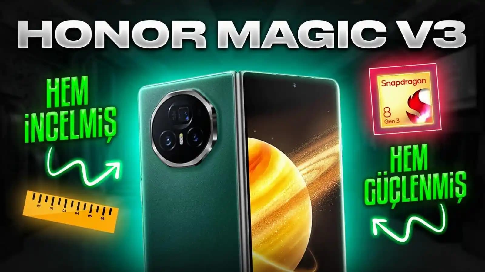 Honor Magic V3: Katlanabilir Ekran ve Güçlü Donanımıyla Yenilikçi Akıllı Telefon