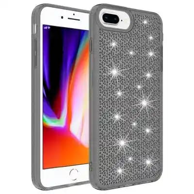 iPhone 8 Plus için modern tasarımlı şeffaf ve mat yüzeyli koruyucu kılıflar