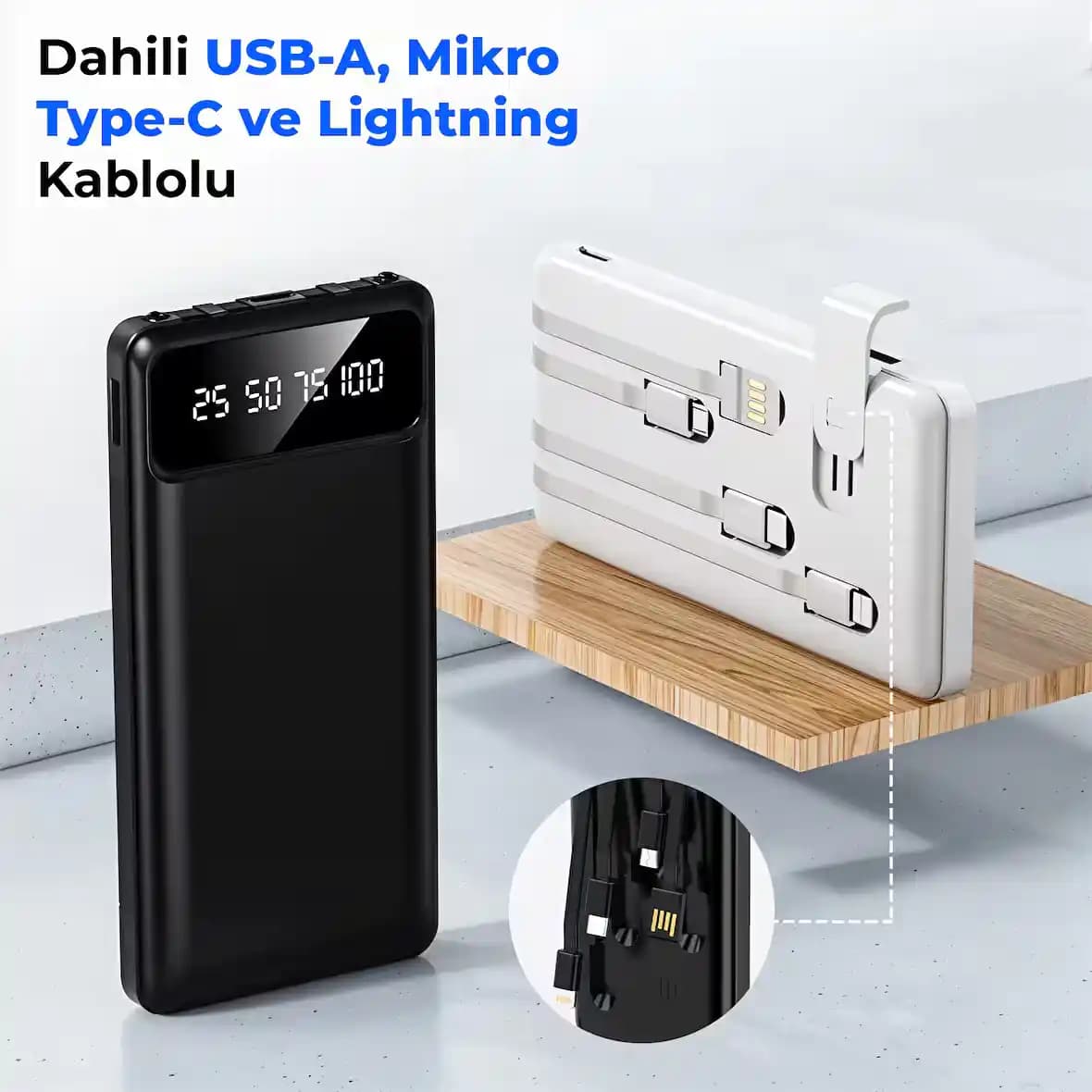 Kablolu Hızlı Şarj Powerbank'ler: Günümüz Mobil Şarj Çözümlerinde Yenilikçi Teknoloji