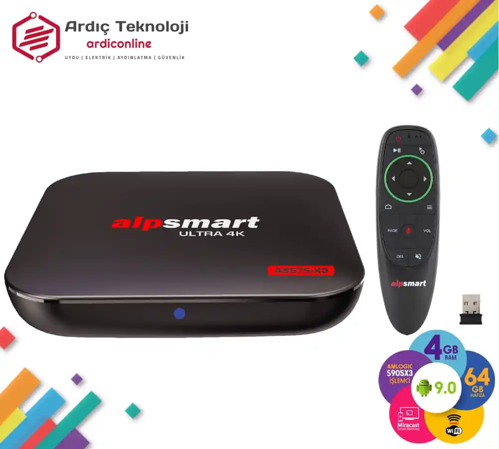 Kumandalı Android TV Kutuları: Yüksek Çözünürlük ve Kullanıcı Dostu Özellikler