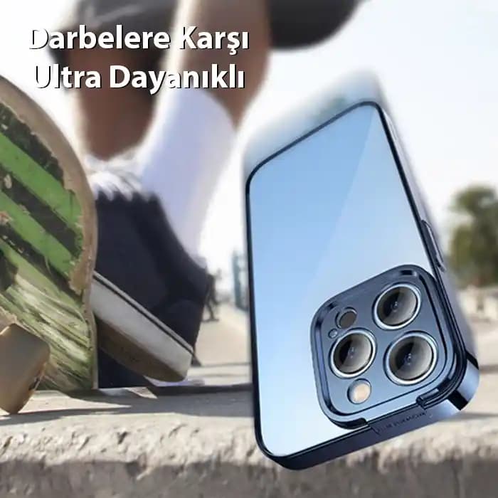 Mavi Taş Detaylı iPhone 14 Kılıfı: Estetik ve Koruma Bir Arada