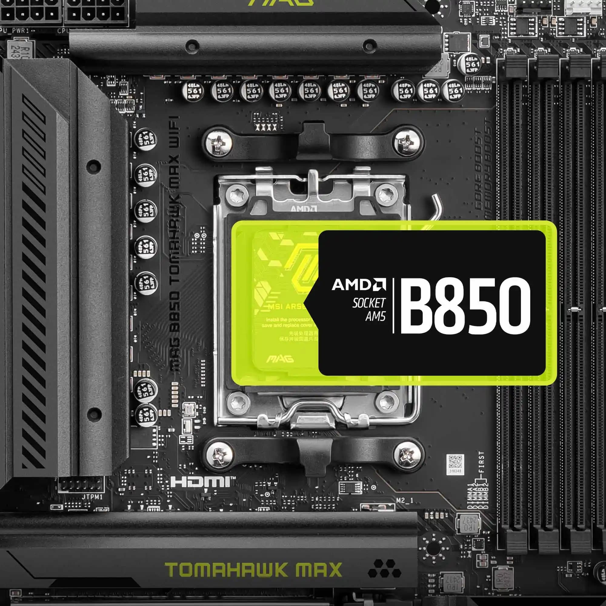 MSI B850 Tomahawk Max Anakart: Yüksek Performans ve Güçlü Özelliklerle Modern Sistemler