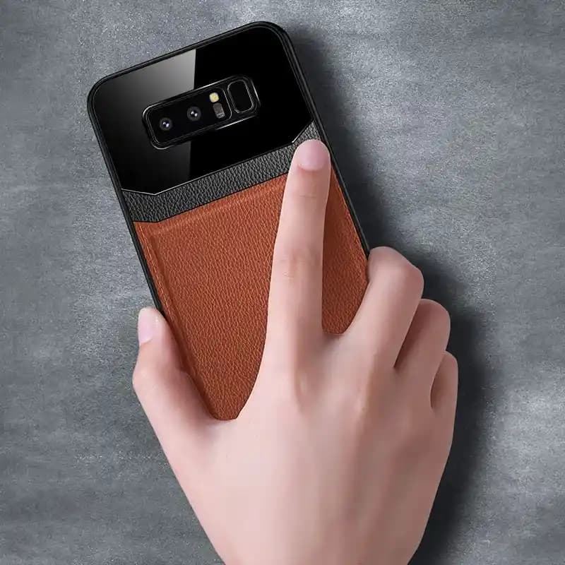 Note 8 Lux için Niss Deri Kılıfı: Şıklık ve Koruma Bir Arada