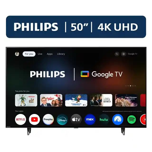 Philips 50 inç 4K Ultra HD Akıllı Televizyon: Gelişmiş Görüntü ve Akıllı Özellikler