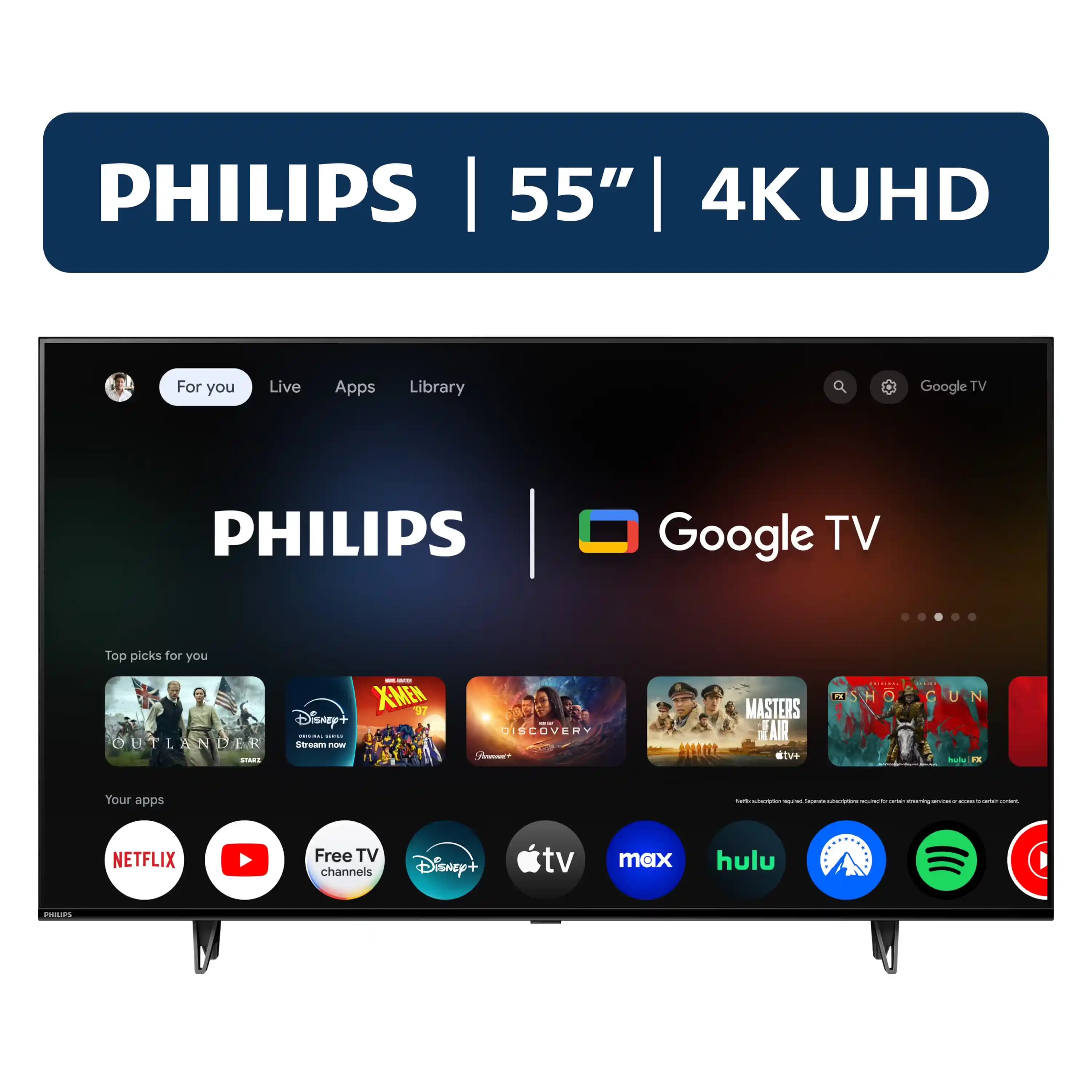 Philips 55 inç 4K LED TV: Yüksek Kaliteli Görüntü ve Akıllı Bağlantı Özellikleri