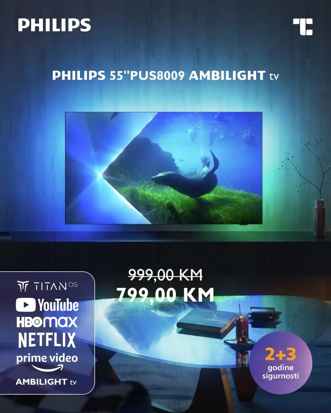 Philips 55PUS8009 ve 50PUS8909 Modellerinin Teknik ve Tasarım Farkları