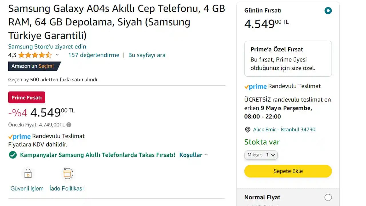 Samsung Galaxy A04s Fiyat ve Performans Değerlendirmesi Giriş Seviyesi Akıllı Telefon Analizi