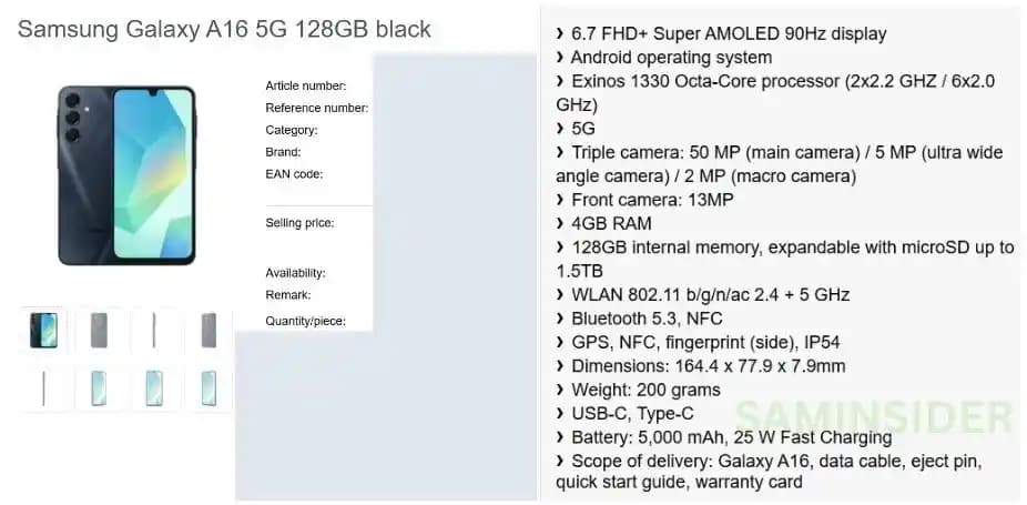Samsung Galaxy A16 5G: Uygun Fiyatlı 5G Destekli Akıllı Telefon Özellikleri ve Kullanıcı Avantajları