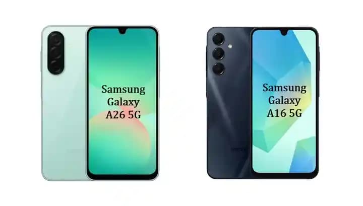 Samsung Galaxy A16 ve A26 5G Akıllı Telefon Karşılaştırması: Temel ve Gelişmiş Özellikler