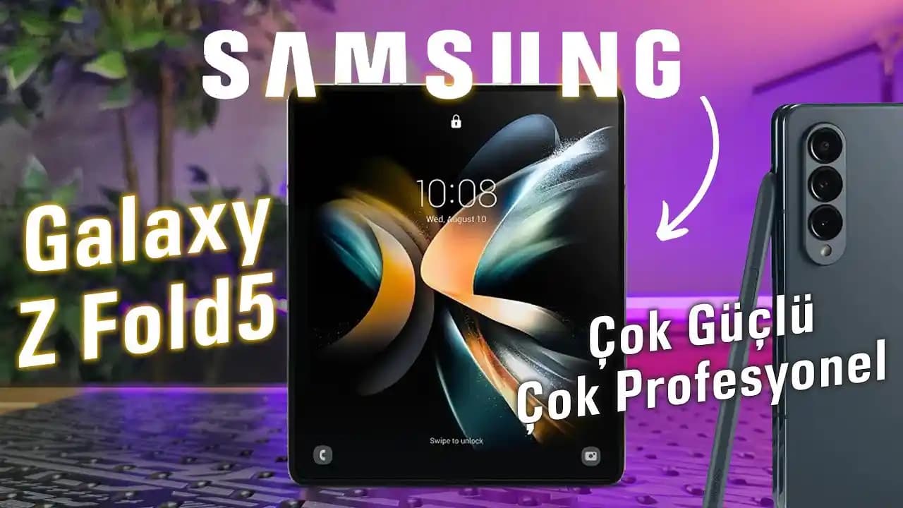 Samsung Galaxy Z Fold 5: İnce Tasarımı ve Gelişmiş Özellikleriyle Katlanabilir Telefonların Geleceği