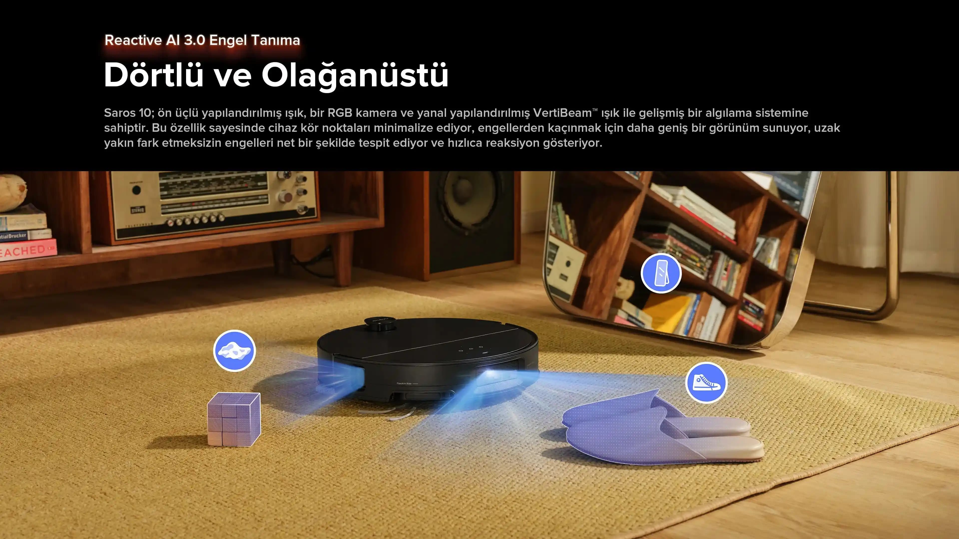 Saros 10 Robot Süpürge ile Modern ve Pratik Ev Temizliği Çözümü