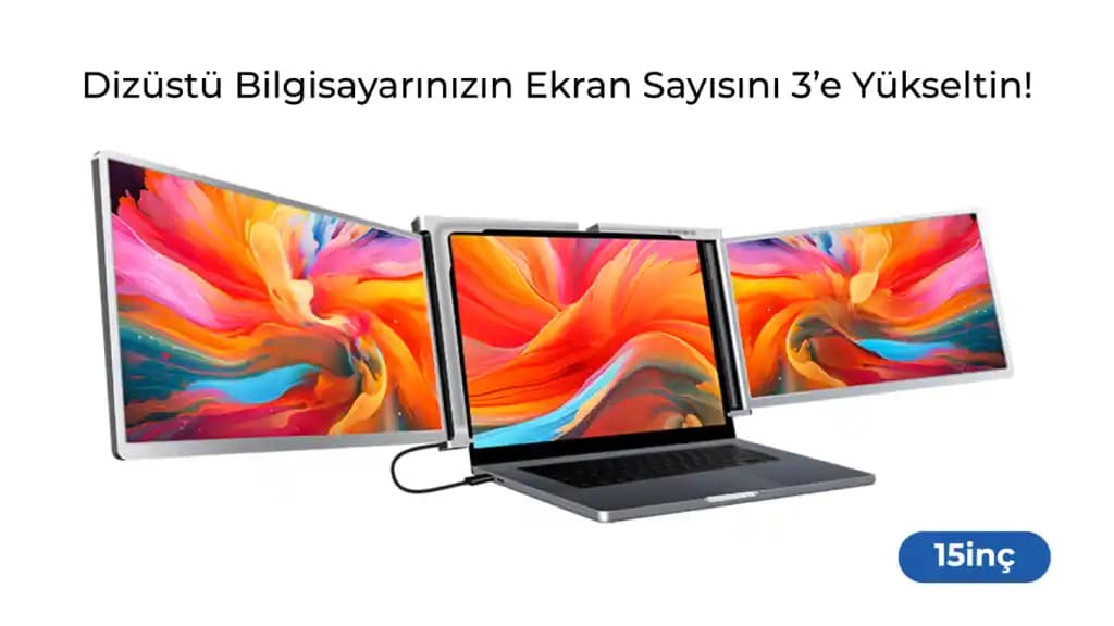 Üçlü Ekran Destekli Taşınabilir Cihazlar: Çoklu Görev ve Mobilite İmkanlarını Geliştiriyor