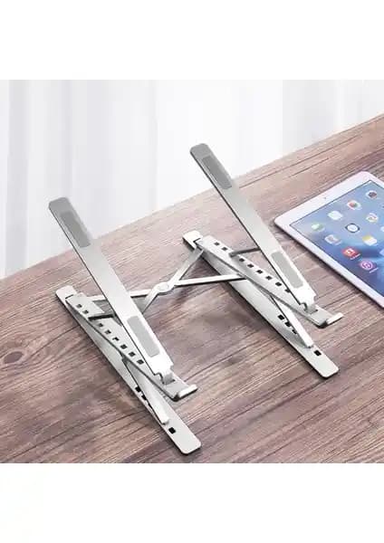 iDock N8 Çift Taraflı Ayarlı Katlanabilir Alüminyum Laptop Standı Ürün Tanıtımı ve Özellikleri