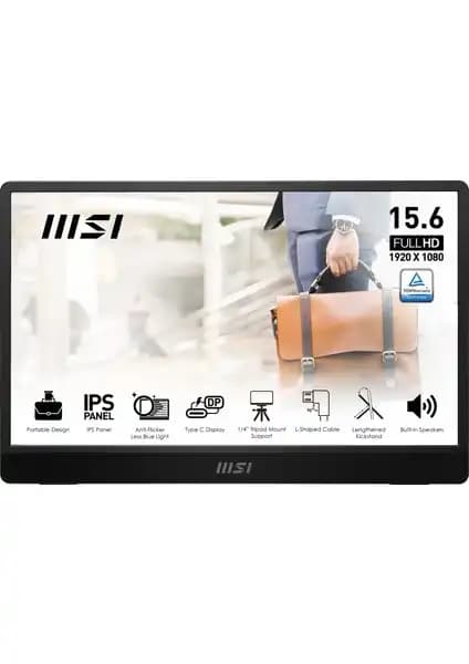 MSI 15.6 İnç PRO MP161 E2 Taşınabilir Çok Yönlü Monitör Özellikleri ve Avantajları