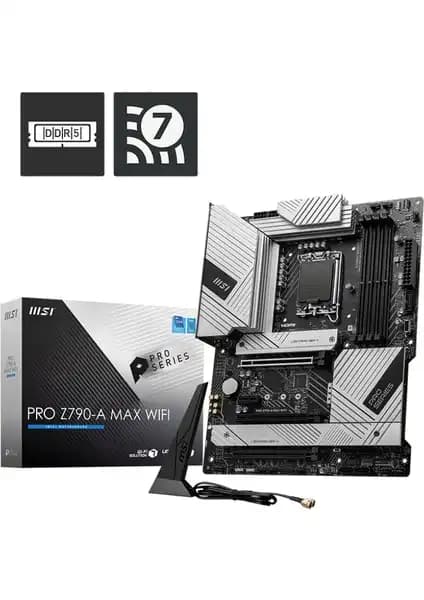 MSI PRO Z790-A MAX WIFI Anakartı Yüksek Performans ve Gelişmiş Özelliklerle Donatılmış