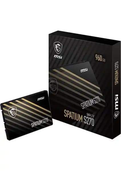 MSI Spatium S270 240GB SATA SSD: Yüksek Performans ve Dayanıklılık Sunan Depolama Çözümü