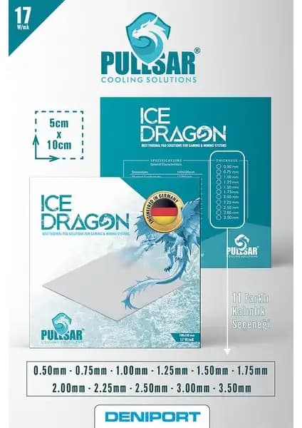 Pullsar Ice Dragon Termal Ped: Yüksek Performans ve Güvenilirlik Sunan Soğutma Çözümü