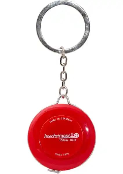 Hoechstmass Anahtarlıklı Otomatik Mezura 1.5 m – Alman Üretimi, Otomatik Geri Toplama