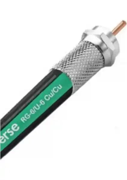 Ersе RG6U6 Tam Bakır ve ŞANLED Yeşil RG6 U4 TV Anten Kablo Karşılaştırması