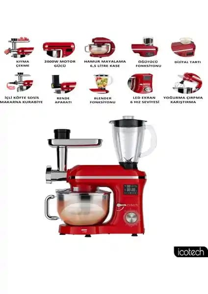 Icotech SM50 ve Karaca Maestrochef Stella Mikserleri Karşılaştırması