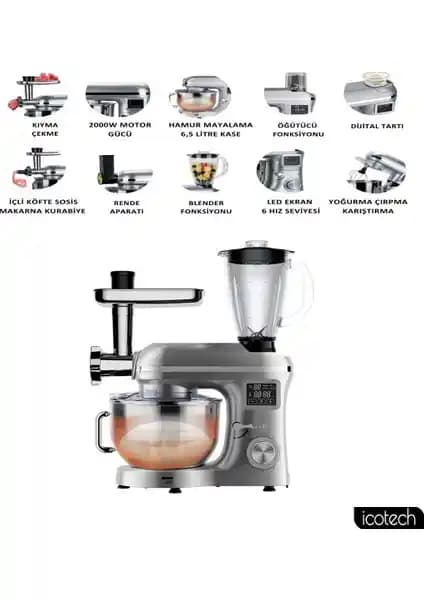 İki Güçlü Stand Mikserin Karşılaştırması: Icotech SM50 ve Karaca Powercast Chef