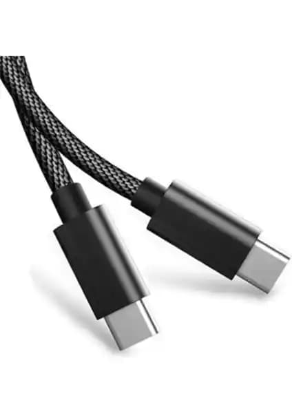 Ally Type-C 60W QC3.0A Hızlı Şarj ve Veri Aktarım Kablosu - Dayanıklı ve Pratik Kullanım