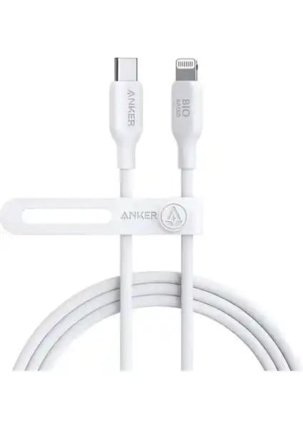 Anker 541 USB-C to Lightning 1.8m Şarj ve Veri Kablosu Çevre Dostu ve Yüksek Performanslı