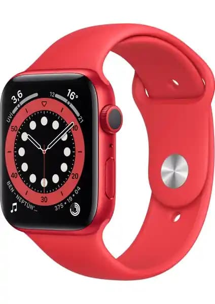 Apple Watch Series 6 44mm GPS (PRODUCT(RED)) Akıllı Saat: Sağlık ve Şıklığın Modern Buluşması