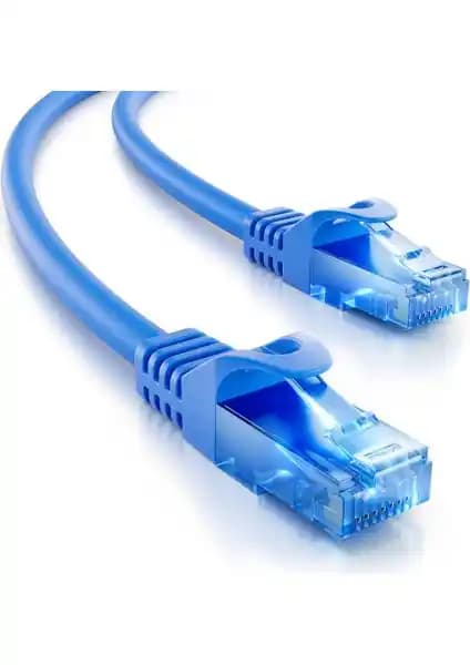Apronx Cat6 35 Metre Mavi Dış Mekan Ethernet Kablo Yüksek Performanslı Ağ Çözümü