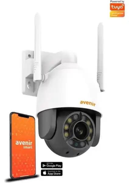 Avenir AV-S300 3MP 1080P IP PTZ Wi-Fi Kamera Dış Mekan Güvenliği İçin Dayanıklı Çözüm