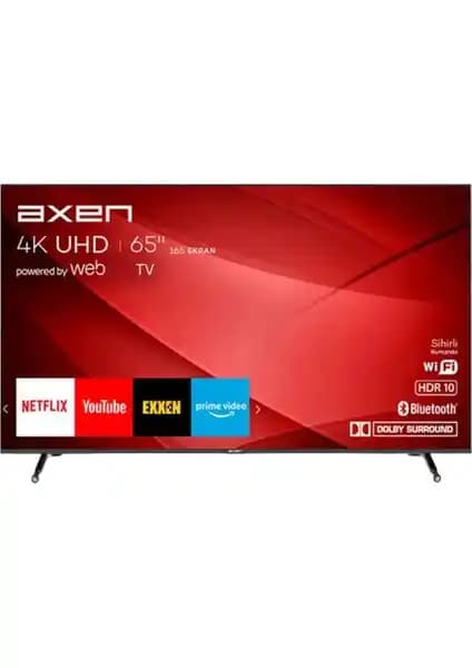 Axen AX65FIL240 65 İnç 4K Ultra HD Akıllı LED TV Detaylı İnceleme ve Kullanıcı Yorumları