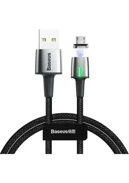 Baseus CAMXC-B01 Zinc Manyetik USB Kablo: Dayanıklı ve Hızlı Şarj için Modern Tasarım