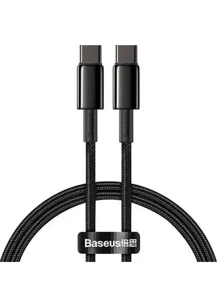 Baseus Tungsten Gold PD100W USB C Şarj Kablosu: Hızlı Şarj ve Dayanıklılık Bir Arada