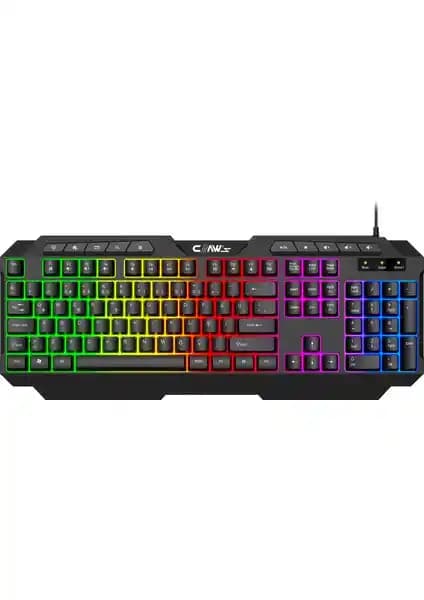 Claw's Astral K1 Rainbow Işıklan<dı>rmalı: Oyun Tutkunları İçin Dayanıklı ve Estetik Klavye