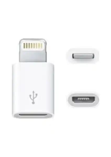 Codegen Lightning Micro USB Dönüştürücü iPhone ve iPad Uyumlu Taşınabilir Adaptör