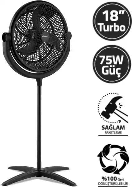 Conti CSF-406 Poyraz Sanayi Tipi Ayaklı Vantilatör İnceleme ve Kullanıcı Yorumları