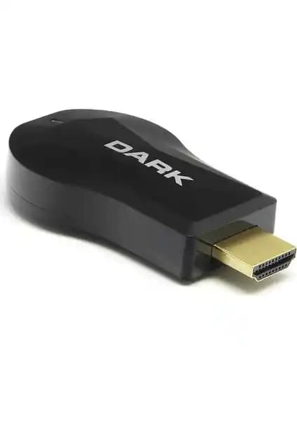 Dark EasyCast Miracast/AirPlay Kablosuz HDMI Görüntü Aktarıcı ile Yüksek Kalitede Kablosuz İçerik Aktarımı