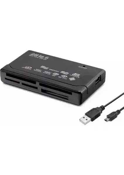 Daytona All In One USB 2.0 Çok Fonksiyonlu Kart Okuyucu ve Yazıcı Tanıtımı ve Özellikleri