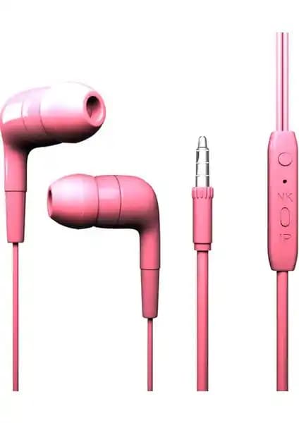 Dexim Mikrofonlu Kulakiçi Kulaklık Pembe: Şık Tasarım ve Yüksek Ses Kalitesiyle Günlük Kullanım