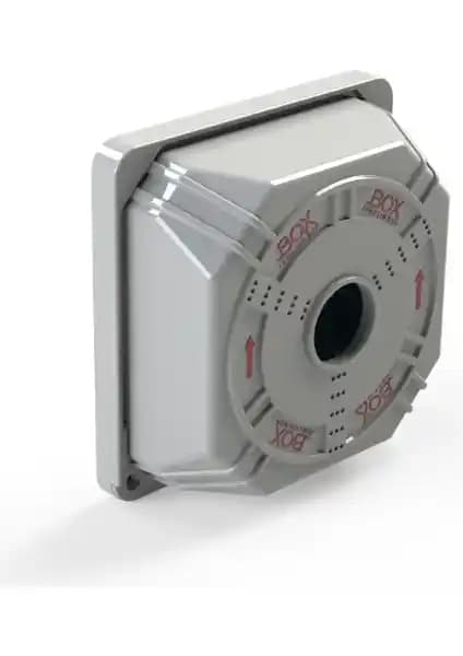 Dış ve İç Ortam Güvenlik Kameraları İçin Dayanıklı Montaj Kutusu ve Alt Kapağı