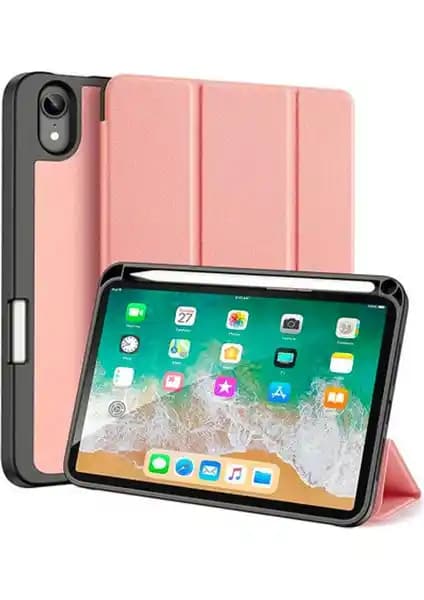Dux Ducis Domo Serisi iPad Mini 6 Kılıfı Kalem Bölmeli ve Standlı Tasarım