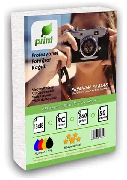 Epson Yazıcılar İçin 13x18 Premium Parlak Fotoğraf Kağıdı Yüksek Kalite ve Dayanıklılık