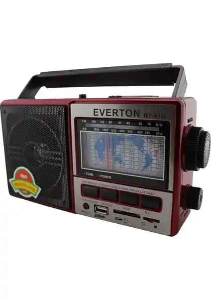 Everton RT-41U Çok Yönlü USB SD FM SW3 Radyo: Taşınabilir ve Şarj Edilebilir Müzik Cihazı