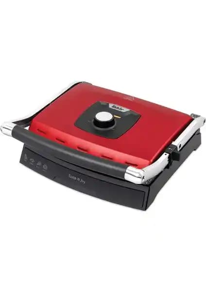 Fakir Taste N Joy Kırmızı Tost Makinesi 2000W Güç ve Şık Tasarım ile Hızlı Kahvaltı Deneyimi