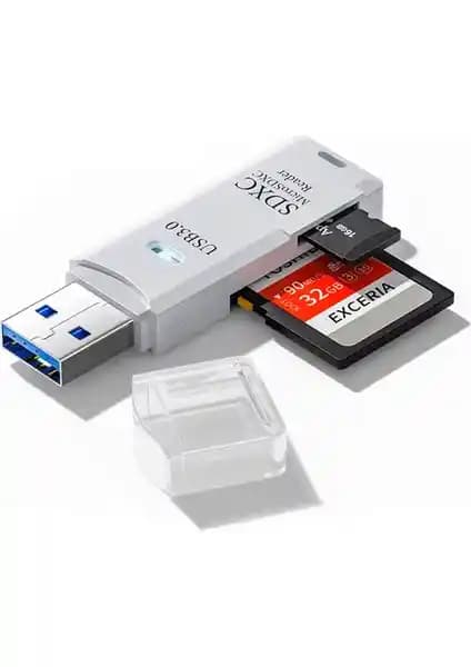 Foxyn FXN-143 Tf USB Kart Okuyucu: Yüksek Hızlı ve Şık Hafıza Kartı Okuyucu Cihazı