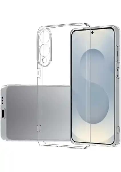 Galaxy S25 Edge için Şeffaf Silikon Kılıf Güçlü Koruma ve Şık Tasarım