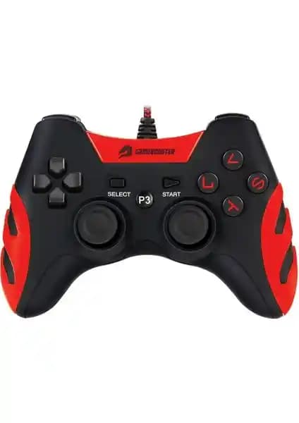 GameBooster GB-J54R Kablolu PS3 ve PC Uyumlu Oyun Kontrol Cihazı