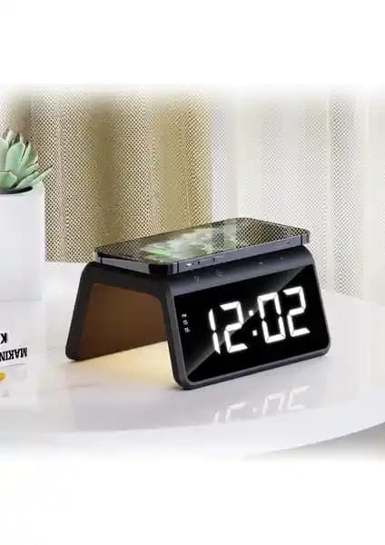 Havit W320 Çok Fonksiyonlu Kablosuz Şarj, Saat ve Gece Lambası Özellikleri