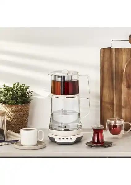 Homend Royaltea 1749H Konuşan Cam Çay Makinesi: Modern Tasarım ve Fonksiyonellik